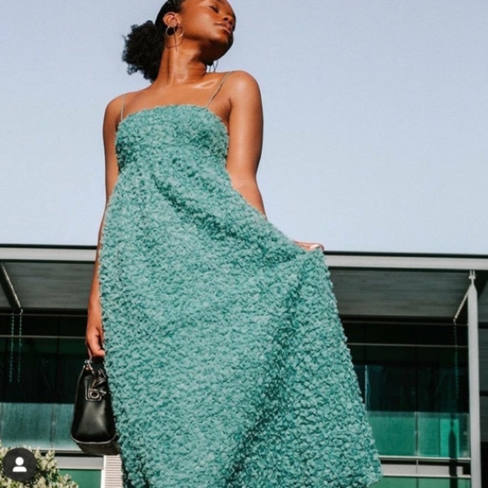 Zara Teal Maxi Dress